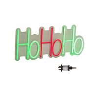 40cm x 18cm Light up Ho Ho Ho Christmas Neon Flex Hanging Sign Samuel Alexander Multi One Size