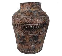 40cm x 32cm Aztec Large Composite Textured Vase Composite Plant Pot