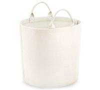 (40cm x 40cm, Soft White) Bagbase Felt Laundry Basket