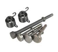 40Cr Steel Smoothing Pneumatic Air Hammer Bit with Spring Heavy-Duty Bits for Metal Forming Tire Repair Crushing