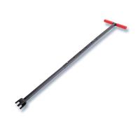 40CR Steel Water Meter Key, 15-28in Extendable T Handle Wrench, 4 Way Multi Functional Utilities Key, Contractor Grade Tool with Adjustable Length