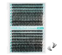 40D & 50D Lash Clusters, D-Mix 9-16mm DIY | 320Pcs, Natural Look, Soft False Eyelashes, for Beginners