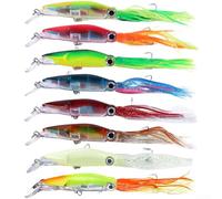 40g Plastic Octopus For Lure for Fishing with Internal Steel Beads Sound Attraction and Construction (K)