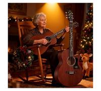 40in/41in Beginner Acoustic Guitar, Full Size All Wood Cutaway Guitar Starter Set W/Gig Bag, Strings, Strap, Tuner, Picks(Dark brown,40 inches)
