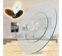 40in Turntable Tempered Glass Rotating Plate for Dining Table Silent & Smooth Spin 28in & 40in Options Perfect for Serving & Display