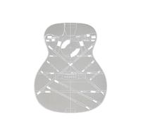 40Inch Acoustic Guitar Acrylic Transparent Acrylic Template Sound Beam Hole Code Location Guitar Making Molds