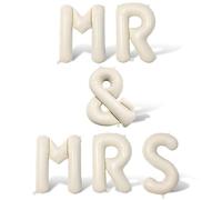 40inch Mr and Mrs Wedding Decor Balloons - Jumbo Mr&Mrs Engagement Balloons for Engagement Party Bridal Shower Wedding Backdrop Decorations for Ceremony Reception