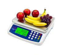 40kg/88lb Digital Kitchen Scale with Price Computing, Large Commercial Food Scale with LCD Display, Counting Function for Baking, Cooking, Deli, Farmers Market - AC Adapter Included