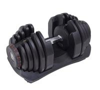 40KG Adjustable Dumbbell Set | 17-in-1 Quick Dial Weights for Home Gym, Space-Saving Strength Training Equipment for Full-Body Workout | 5 to 40 KG Adjustment with Quick and Easy Dial