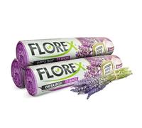 40L Bin Liners 45 Counts of Strong Bin Bags with Drawstrings Swing Bin Liners Kitchen Bin Bedroom and Bathroom Bin Bags, Leak-proof and Scented Trash Bags