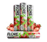 40L Bin Liners Strawberry Scented with Drawstrings 4 Rolls (45 Bags) 55 x 60 cm, Kitchen Bin Bags Bathroom, Office, Home & Work - Bin Bags 40L