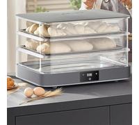 40L Bread Proofing Box Removable Electric Bread Dough Proofer Machine with Adjustable 20~45°C Temperature and 1min-24h Timing Automatic Humidity Control Fermentation Evenly for Home