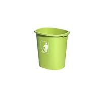 40L Commercial Trash Can with Lid for Office & Home Large Capacity Green Waste Bin for Outdoor Kitchen Classroom & Special Events