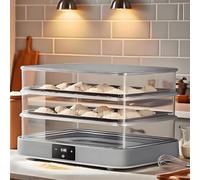 40L Electric Bread Proofer & Dough Proofing Box with Adjustable Temp (20-45°C), 24H Timer, Auto Humidity Control for Home, Sourdough, Pizza, Yogurt