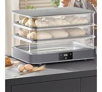 40L Electric Bread Proofing Box Proofer - Automatic Humidity Control, Adjustable Temperature 20-45°C & 1min-24h Timer for Even Dough Fermentation at Home