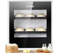40L Electric Dough Proofer Cabinet, Professional Stainless Steel Bread Fermentation Box, Adjustable Temp & Humidity, Ideal for Pizza, Bakery, Croissant, Pastry Dough Proofing