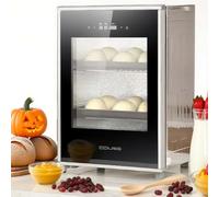 40L Electric Dough Proofer, Stainless Steel Bread Fermentation Cabinet, Adjustable Temp Humidity Control, Ideal for Bakery, Pizza Dough, Pastry Proofing, Professional Baking Equipment