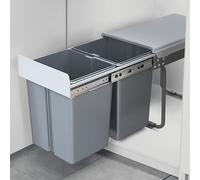 40L Kitchen Double Pull-Out Trash Can Under Cabinet