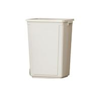 40L Large Capacity Trash Can for Kitchen, Bathroom & Living Room - Durable White Waste Bin, Perfect for Home nization and Efficient Waste Management