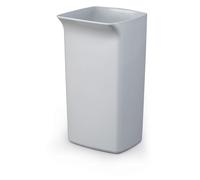 Durable DURABIN Square 40 Waste Bin Grey - 40 Litre Capacity - Ideal For Offices, Schools, Warehouses, etc. - Perfect for Waste Collection or Recycling