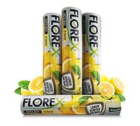 40L Swing Bin Liners with Drawstrings 60 Counts For a Refreshing Home or Office, Use as Kitchen Bin Bags or Bathroom Bin Liners Lemon Scented bin Bags 4 Rolls, Florex Trash bags
