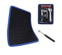 40LB Magnetic Tool Mat Pad Set with Telescoping Pickup Tool, Non-Slip Spanner Rack & Screwdriver Holder, Organizer for Garage Workshop Auto Repair Mechanics DIY