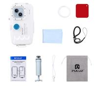 40m/130ft Depth Waterproof Diving Case Underwater Housing Cover Compatible with iPhone 15, 15 Pro, 14, 14 Pro, 13, 13 Pro, 12, 12 Pro Cellphone