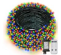 40M 400 LED Christmas Fairy Lights Plug in with Remote Timer 8 Modes