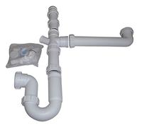 40mm 1.5 Bowl Sink Kit Trap (Kitchen Sink Waste kit/Sink Waste Kits/Kitchen Sink Waste Kits/Kitchen Sink Plumbing kit / 1 1 2 Bowl Sink Waste kit)