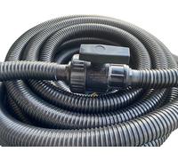 40mm (1.5") Pond/Fountain/Filter/Waterfall Full Flow Valve for Corrugated Flexible Hose with hosetails