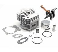 40mm & 44mm Cylinder Piston Crankshaft Kit Compatible with 43CC 52CC 1E44F-5 44F-5 44-5 BG520 CG520 CG430 1E40F-5 40-5 Brush Cutter Trimmer (40-5 40mm)
