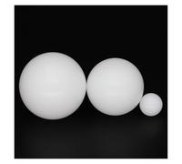 40mm 45mm 50mm 50.8mm 52mm Diameter White Polyformaldehyde POM Hard Rigid Plastic G1 Valve Caster Bearing Solid Bead Ball(1Piece 50mm)