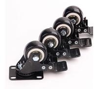 40mm 50KG Heavy Duty Swivel Castor 4PCS/Set Furniture Casters Office Chair Crib Sofa Brake Furniture Hardware Wheels