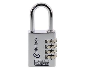 40MM ALUM COMBI PADLOCK 9040SBCHR