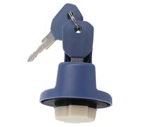 40Mm Blue Locking Fuel Tank Cap For Mercedes Daf Man Trucks