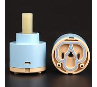 40mm Ceramic Cartridge Faucet Valve, Replacement Cartridges for Kitchen & Bathroom Single Lever Mixer Tap, Water Mixer Faucet Components