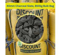 40mm Charcoal Slate, 850Kg Bulk Bag Free Delivery