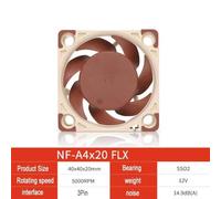 40mm Computer Case Fan 5V 12V PWM FLX CPU Cooling Fan Silent Intelligent Temperature Control Ultra Small Fan Compatible With Noctua NF A4x20(NF-A4x20 FLX)