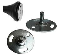 40mm Diameter Replacement Metal Screw Round Base Curtain Pole Fixing Wall Mounted Hold Back Plate Bracket Pipe Rod Repair Connector Fix Plates Walls Mount (1)