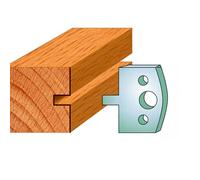 40mm Euro Spindle Moulder Cutters - Profile 016 Limiters Only Pack of 2 Made by Xcalibur Tooling