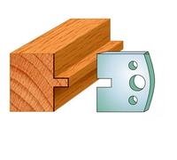 40mm Euro Spindle Moulder Cutters - Profile 017 Knives Only Pack of 2 Made by Xcalibur Tooling