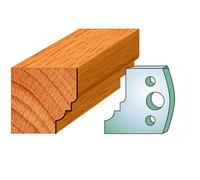 40mm Euro Spindle Moulder Cutters - Profile 019 Limiters Only Pack of 2 Made by Xcalibur Tooling