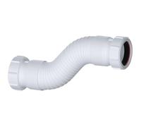 40mm Flexible Waste Pipe Connector Compression Fitting - Hulthor