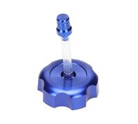 40mm Gas Fuel Tank Cap Cover With Pipe Compatible With 50cc 70cc 90cc 110cc 125cc ATV Quad(Blue)