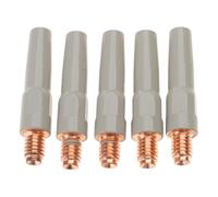 40mm Length Conductives Nozzle Feature Heat Dissipation Designs for Stable Welding Performances Enhances Stability 5pcs Metal Welding Nozzle