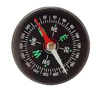 40mm Mini Compass New Pocket Compass Liquid Filled Type Compass Camping Supplies Black For Hiking