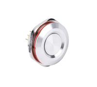 40mm Momentary 1NO1NC/2NO2NC Big Push SPST/DPDT 5A Chrome Self-locking Pins Terminal Push Button Switch IDGTTLDF(ON-OFF Latching,2NO2NC)