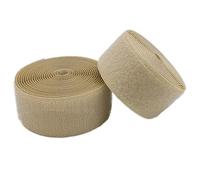 40mm,Non self Adhesive Nylon Fabric Strips for Clothing,Shoes,Crafting(Khaki,38MM x 10 Yard)