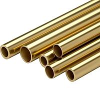 40mm OD Round Brass Tube - High Strength Precision Brass Pipe 1pcs(7x0.75mm)