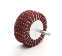40mm or 50mm Polishing Flap Wheel for Angle Grinder, P120/P240 Grit Abrasive Mop with 6mm Shank, Nylon Web Construction for Metal & Wood Sanding, Rust Removal, Deburring, Burnishing